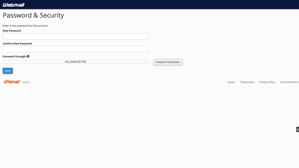 Securely Changing Your Webmail Password
