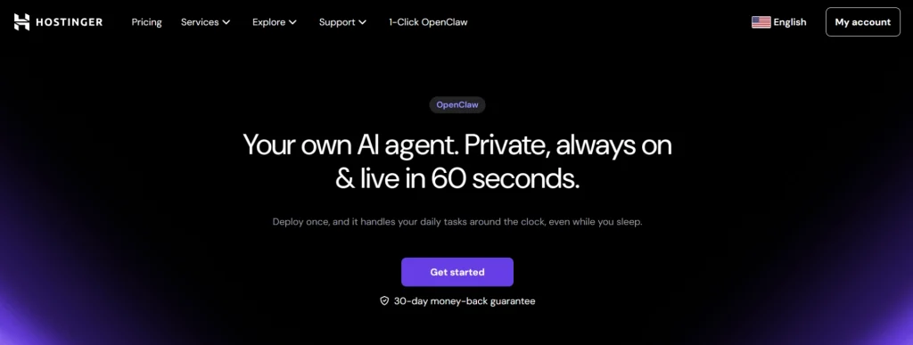 hosting, cloud hosting, ai hosting, hostinger vps, hostinger wordpress hosting, hostinger domain, vibe coding hosting