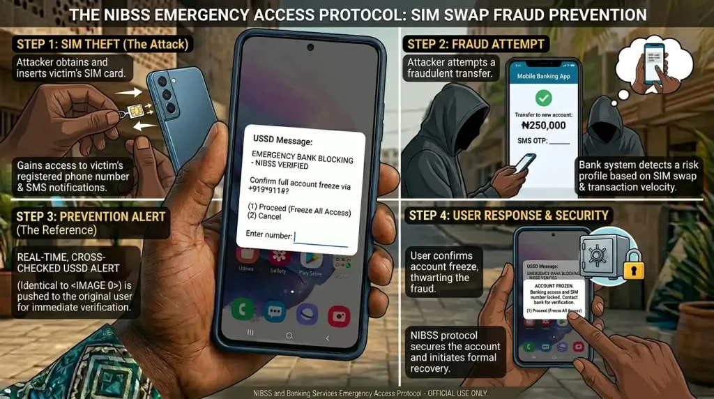 Nigerian bank card blocking USSD codes fraud prevention guide